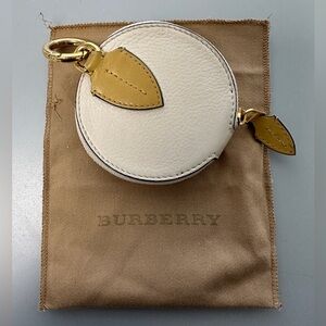 Burberry Round Leather Pouch
